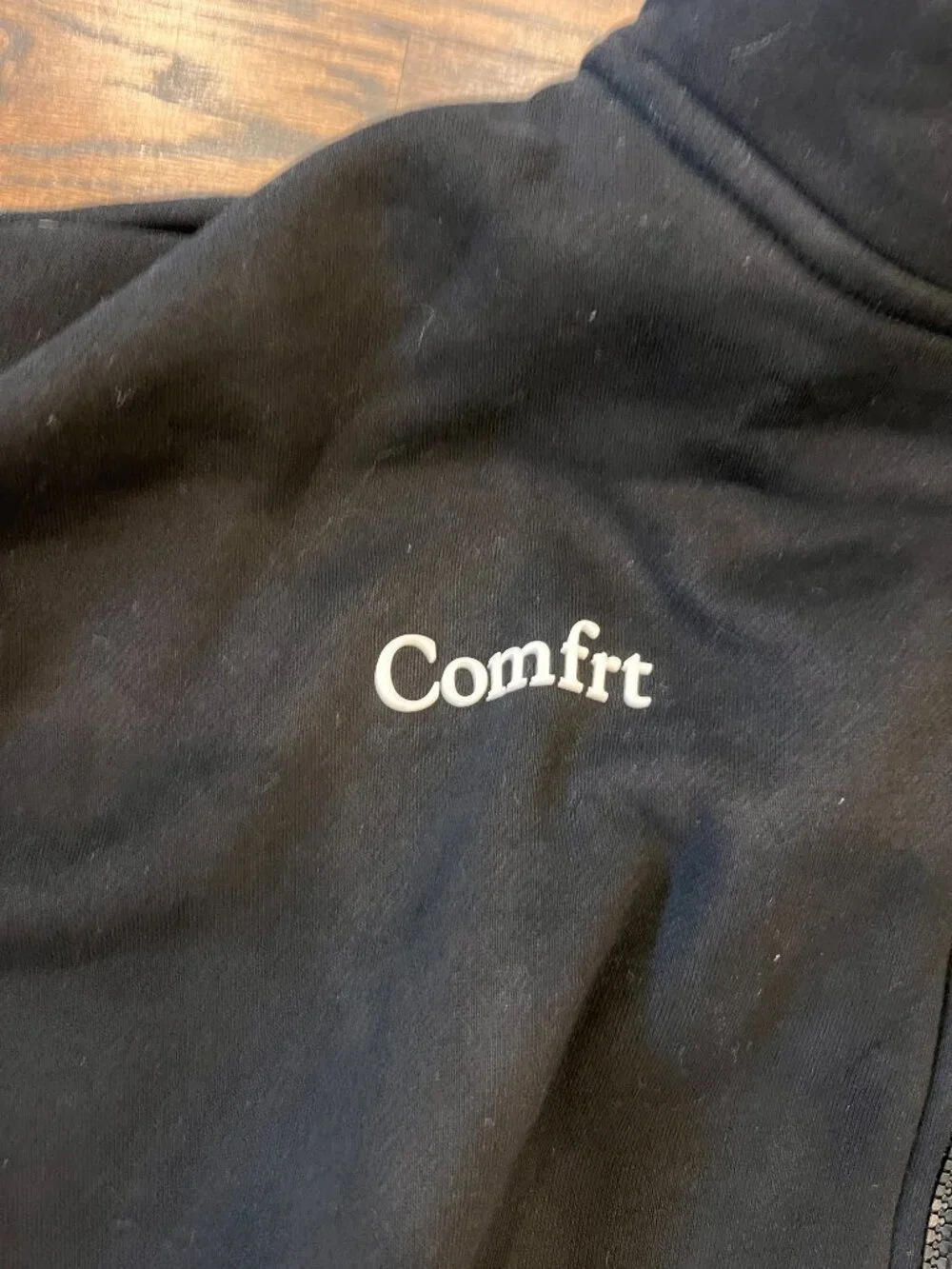 CMFRT Black Zip Hoodie Sweatshirt – XS – New Without Tags - Picture 2 of 3